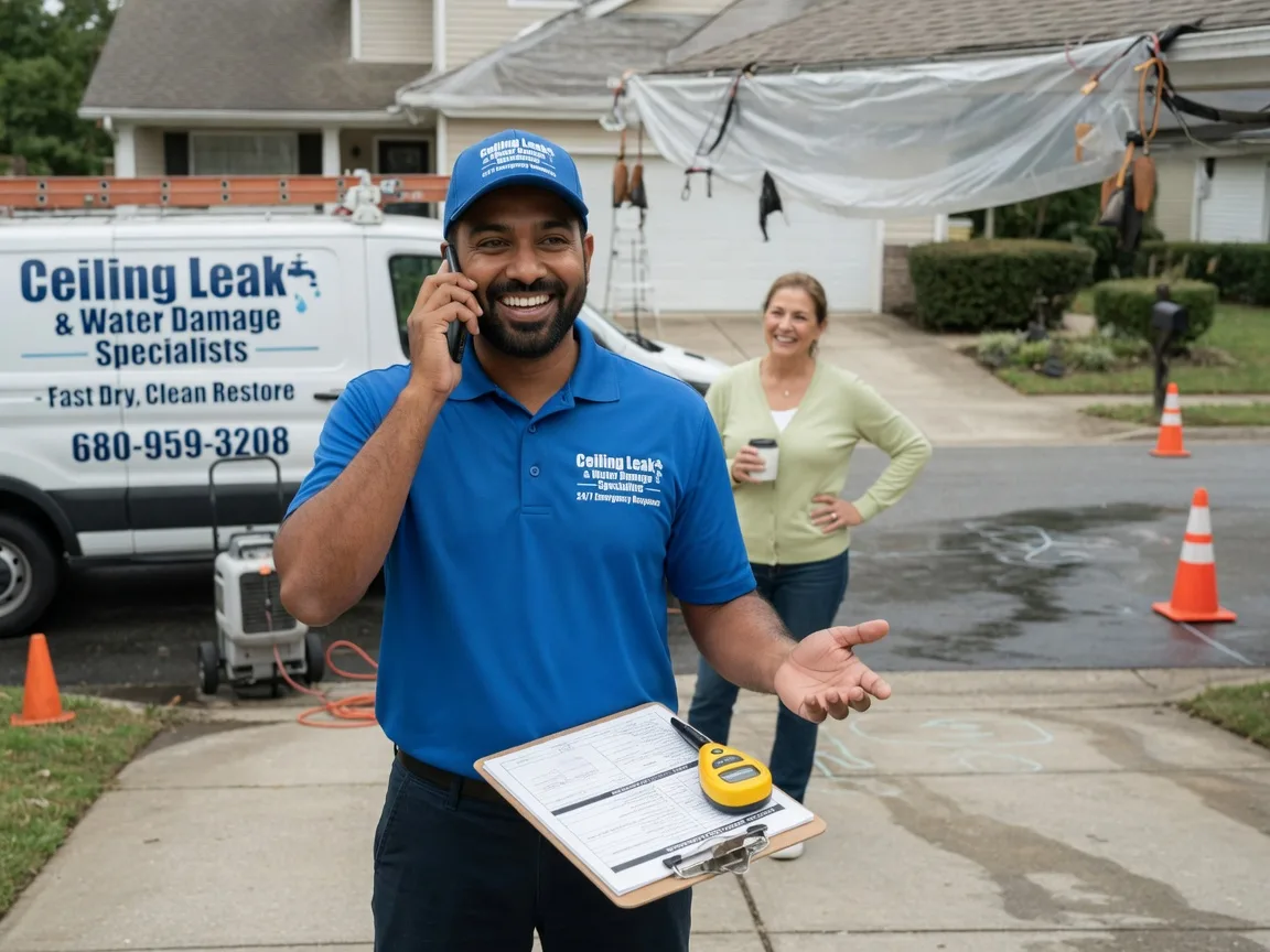 Ceiling Leak Cleanup West Brooklyn, IL FAQs